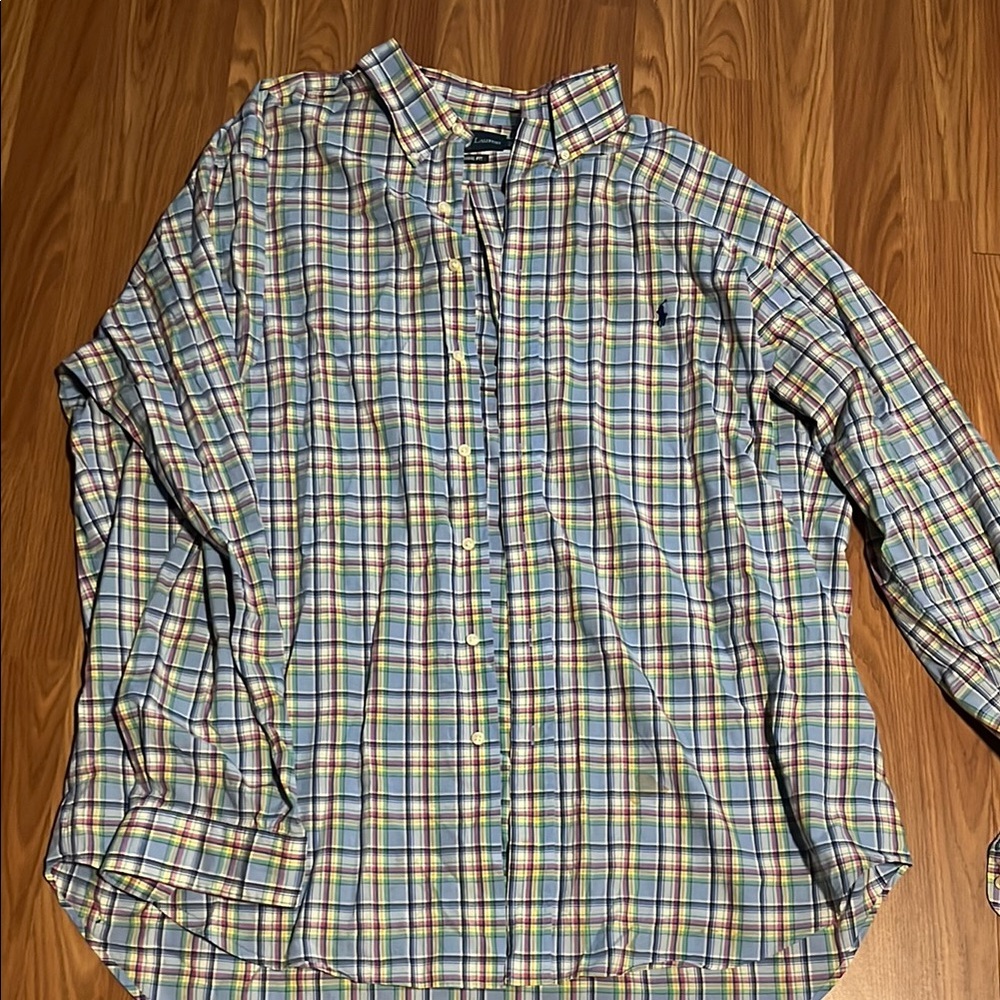 Men's Multicolor Plaid Shirt